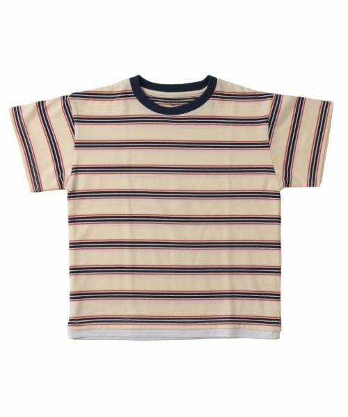 GLAZOS / グラソス Tシャツ | 【SKIT0LY】ボーダー・ポイント刺繍レイヤード半袖Tシャツ | 詳細8