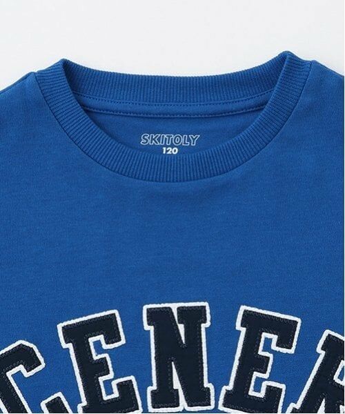 GLAZOS / グラソス Tシャツ | 【SKIT0LY】【接触冷感】ハイクールコットン・アーチロゴアップリケ刺しゅう半袖Tシャツ | 詳細3