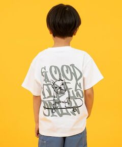 GLAZOS / グラソス Tシャツ | 【SKIT0LY】【接触冷感】ハイクールコットン・DOGプリント半袖Tシャツ