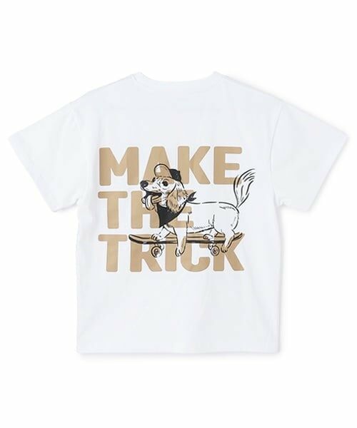 GLAZOS / グラソス Tシャツ | 【SKIT0LY】【接触冷感】ハイクールコットン・DOGプリント半袖Tシャツ | 詳細2