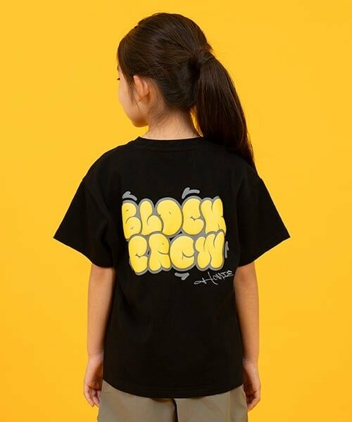 GLAZOS / グラソス Tシャツ | 【SKIT0LY】【接触冷感】ハイクールコットン・発泡プリント半袖Tシャツ（黒）