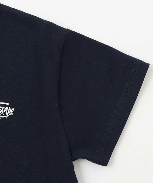 GLAZOS / グラソス Tシャツ | 【SKIT0LY】【接触冷感】ハイクールコットン・配色ロゴプリント半袖Tシャツ | 詳細4