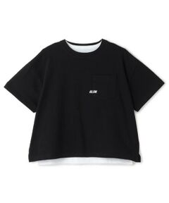 GLAZOS / グラソス Tシャツ | 【SKIT0LY】【接触冷感】ハイクールコットン・タンクトップつき5部袖Tシャツ