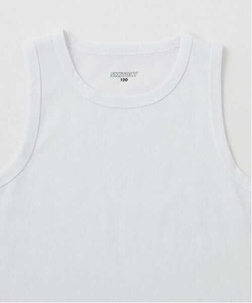 GLAZOS / グラソス Tシャツ | 【SKIT0LY】【接触冷感】ハイクールコットン・タンクトップつき5部袖Tシャツ | 詳細8