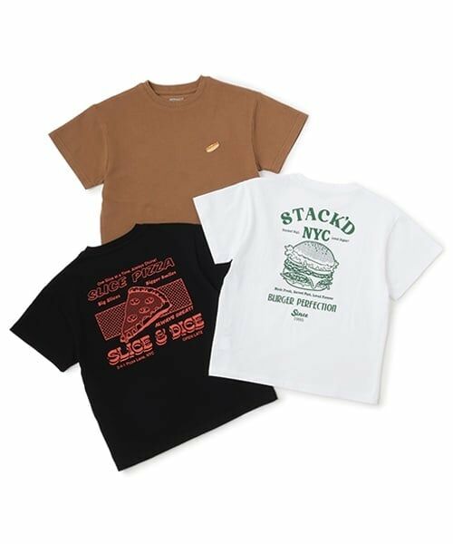 GLAZOS / グラソス Tシャツ | 【SKIT0LY】【接触冷感】ハイクールコットン・ジャンクフードプリント半袖Tシャツ | 詳細11