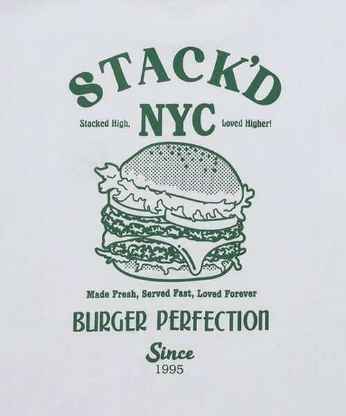 GLAZOS / グラソス Tシャツ | 【SKIT0LY】【接触冷感】ハイクールコットン・ジャンクフードプリント半袖Tシャツ | 詳細7