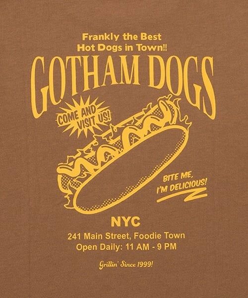 GLAZOS / グラソス Tシャツ | 【SKIT0LY】【接触冷感】ハイクールコットン・ジャンクフードプリント半袖Tシャツ | 詳細8