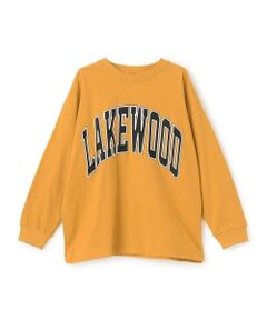 GLAZOS / グラソス Tシャツ | 【SKIT0LY】ビッグカレッジフロントプリント長袖Tシャツ