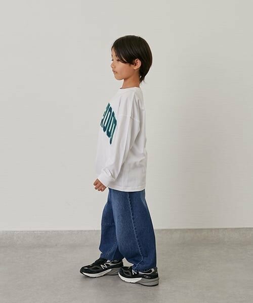 GLAZOS / グラソス Tシャツ | 【SKIT0LY】ビッグカレッジフロントプリント長袖Tシャツ | 詳細12