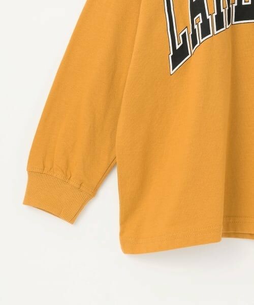 GLAZOS / グラソス Tシャツ | 【SKIT0LY】ビッグカレッジフロントプリント長袖Tシャツ | 詳細3