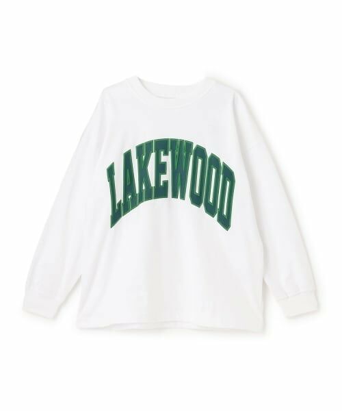 GLAZOS / グラソス Tシャツ | 【SKIT0LY】ビッグカレッジフロントプリント長袖Tシャツ | 詳細7