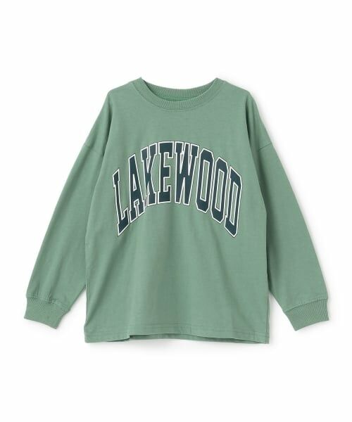 GLAZOS / グラソス Tシャツ | 【SKIT0LY】ビッグカレッジフロントプリント長袖Tシャツ | 詳細8