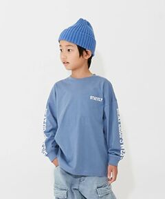 GLAZOS / グラソス Tシャツ | 【SKIT0LY】袖ロゴプリント長袖Tシャツ