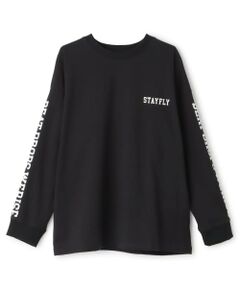 GLAZOS / グラソス Tシャツ | 【SKIT0LY】袖ロゴプリント長袖Tシャツ