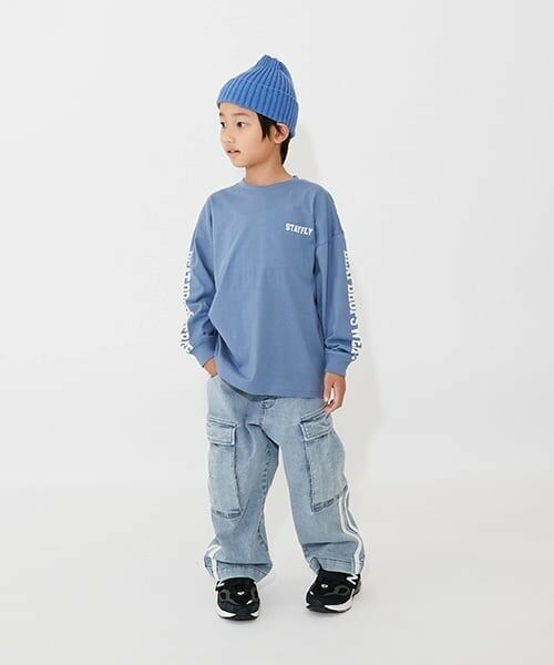 GLAZOS / グラソス Tシャツ | 【SKIT0LY】袖ロゴプリント長袖Tシャツ | 詳細16