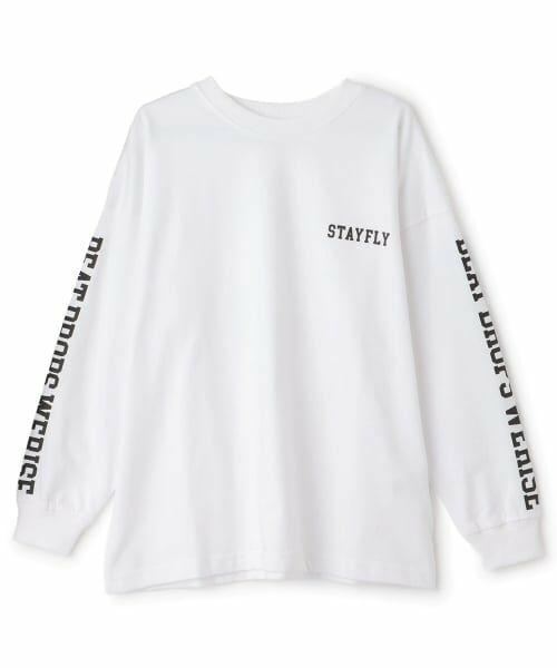 GLAZOS / グラソス Tシャツ | 【SKIT0LY】袖ロゴプリント長袖Tシャツ | 詳細8