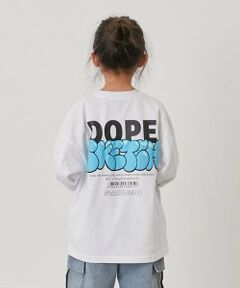 GLAZOS / グラソス Tシャツ | 【SKIT0LY】バック発泡プリント長袖Tシャツ