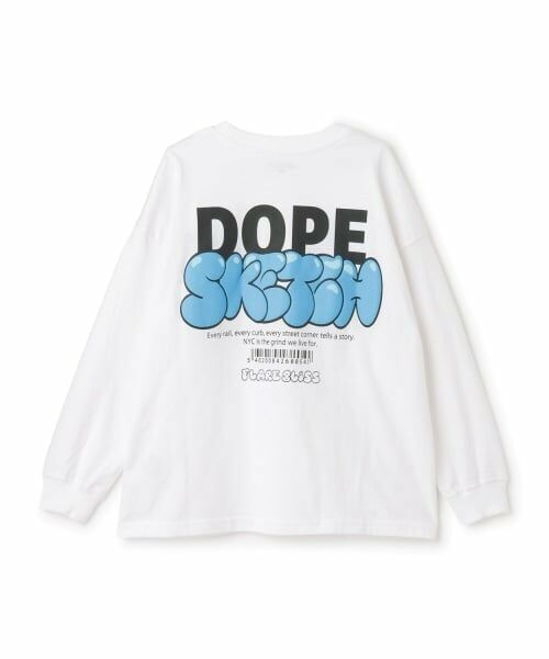 GLAZOS / グラソス Tシャツ | 【SKIT0LY】バック発泡プリント長袖Tシャツ | 詳細1