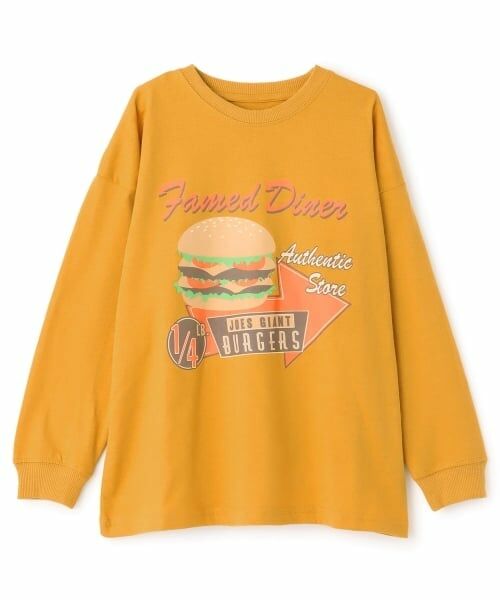 GLAZOS / グラソス Tシャツ | 【SKIT0LY】フロントハンバーガープリント長袖Tシャツ | 詳細10