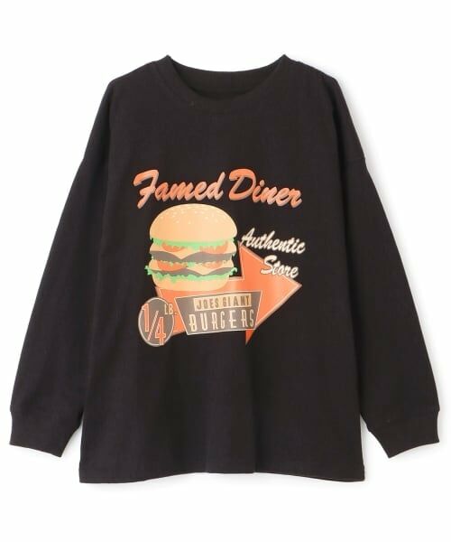 GLAZOS / グラソス Tシャツ | 【SKIT0LY】フロントハンバーガープリント長袖Tシャツ | 詳細11