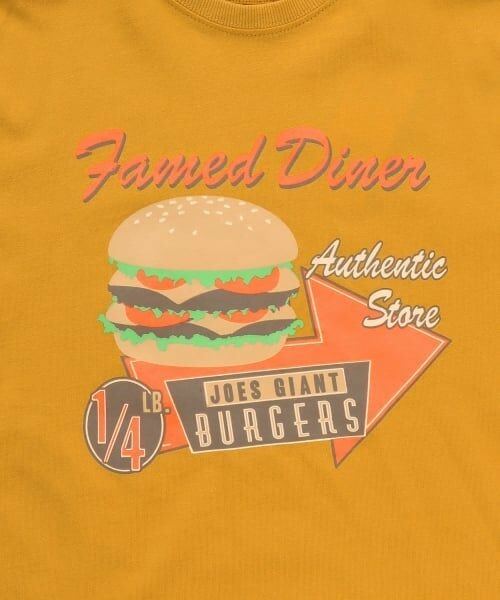 GLAZOS / グラソス Tシャツ | 【SKIT0LY】フロントハンバーガープリント長袖Tシャツ | 詳細3