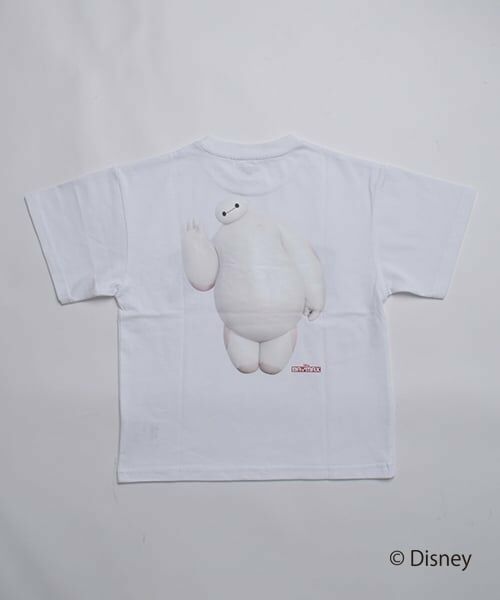 GLAZOS / グラソス Tシャツ | 【SKIT0LY】【DISNEY】BAYMAX_カレッジロゴ半袖Tシャツ | 詳細1