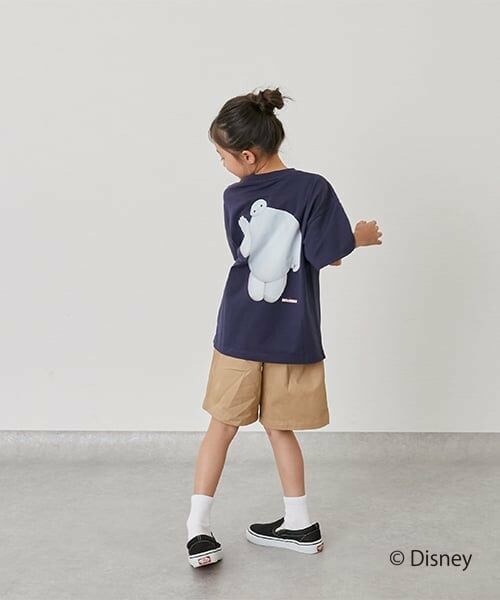 GLAZOS / グラソス Tシャツ | 【SKIT0LY】【DISNEY】BAYMAX_カレッジロゴ半袖Tシャツ | 詳細10