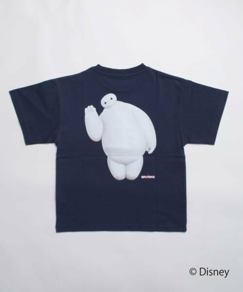 GLAZOS / グラソス Tシャツ | 【SKIT0LY】【DISNEY】BAYMAX_カレッジロゴ半袖Tシャツ | 詳細2