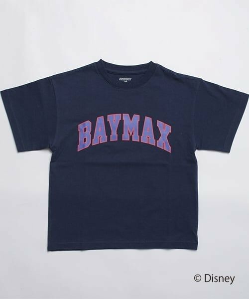 GLAZOS / グラソス Tシャツ | 【SKIT0LY】【DISNEY】BAYMAX_カレッジロゴ半袖Tシャツ | 詳細7