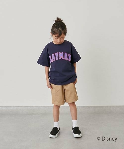 GLAZOS / グラソス Tシャツ | 【SKIT0LY】【DISNEY】BAYMAX_カレッジロゴ半袖Tシャツ | 詳細8