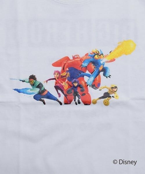 GLAZOS / グラソス Tシャツ | 【SKIT0LY】【DISNEY】BAYMAX_BIG HERO ６半袖Tシャツ | 詳細3