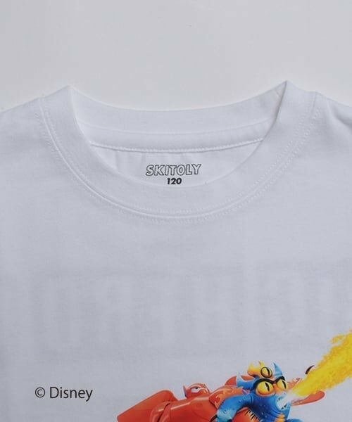 GLAZOS / グラソス Tシャツ | 【SKIT0LY】【DISNEY】BAYMAX_BIG HERO ６半袖Tシャツ | 詳細4
