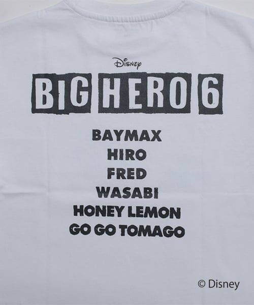 GLAZOS / グラソス Tシャツ | 【SKIT0LY】【DISNEY】BAYMAX_BIG HERO ６半袖Tシャツ | 詳細5