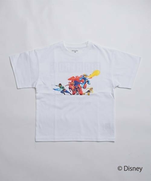 GLAZOS / グラソス Tシャツ | 【SKIT0LY】【DISNEY】BAYMAX_BIG HERO ６半袖Tシャツ（白）