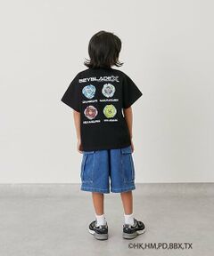 【SKIT0LY】【BEYBLADE X】プリント半袖Tシャツ