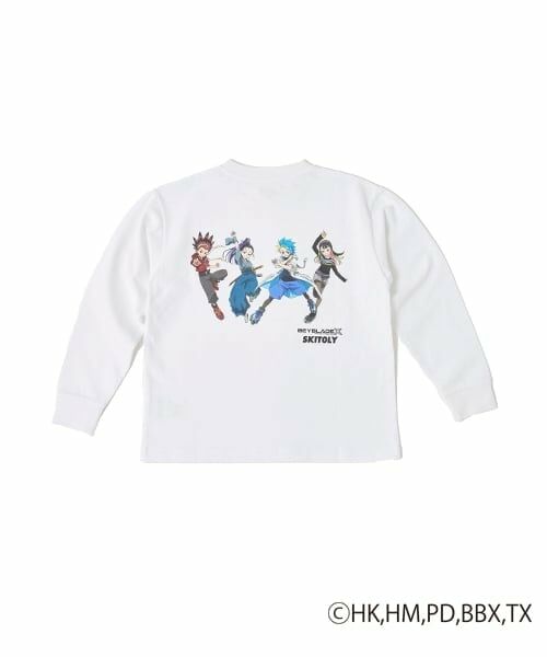 GLAZOS / グラソス Tシャツ | 【SKIT0LY】【BEYBLADE X】プリント長袖Tシャツ | 詳細13