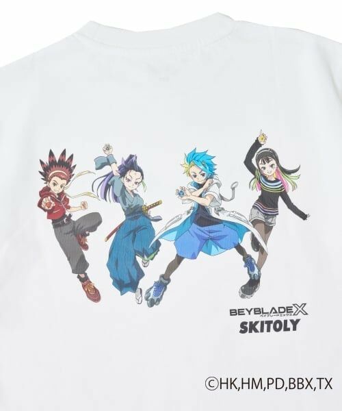 GLAZOS / グラソス Tシャツ | 【SKIT0LY】【BEYBLADE X】プリント長袖Tシャツ | 詳細7