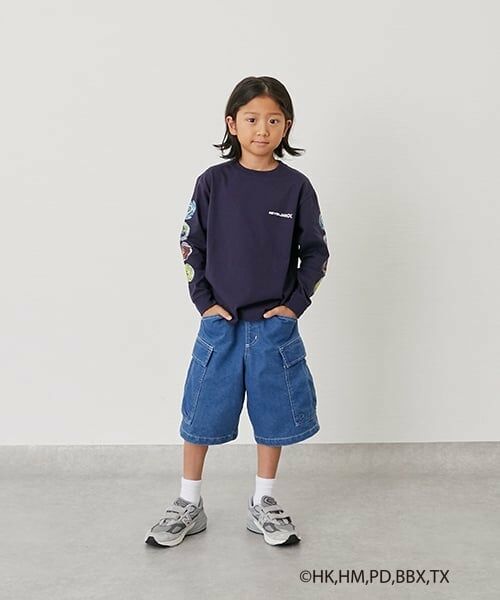 GLAZOS / グラソス Tシャツ | 【SKIT0LY】【BEYBLADE X】プリント長袖Tシャツ（紺）