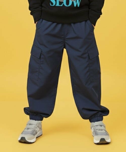 GLAZOS / グラソス その他パンツ | 【SKIT0LY】ナイロン起毛裏地つきカーゴパンツ（紺）