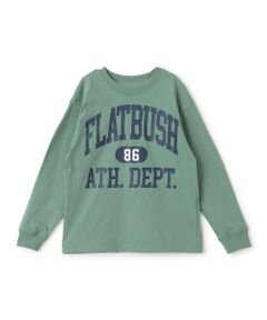 GLAZOS / グラソス Tシャツ | 【SKIT0LY】【プチプラ】フロントカレッジロゴ長袖Tシャツ