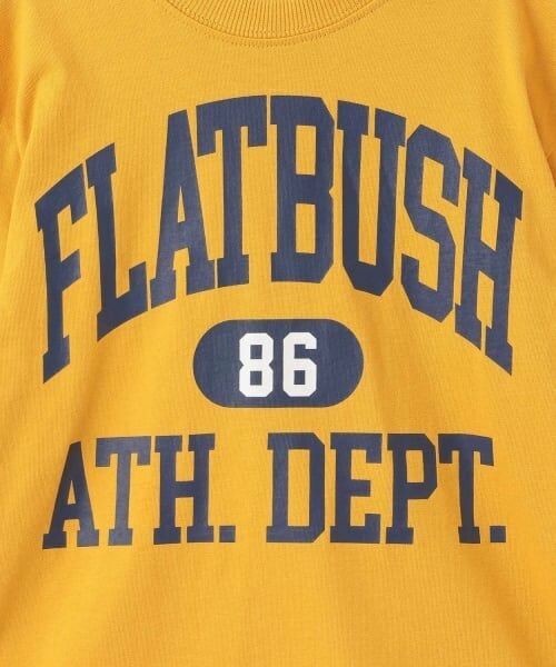 GLAZOS / グラソス Tシャツ | 【SKIT0LY】【プチプラ】フロントカレッジロゴ長袖Tシャツ | 詳細3