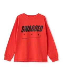 GLAZOS / グラソス Tシャツ | 【SKIT0LY】【プチプラ】バック縦ロゴプリント長袖Tシャツ