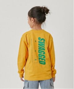 GLAZOS / グラソス Tシャツ | 【SKIT0LY】【プチプラ】バック縦ロゴプリント長袖Tシャツ