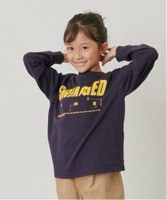 GLAZOS / グラソス Tシャツ | 【SKIT0LY】【プチプラ】バック縦ロゴプリント長袖Tシャツ