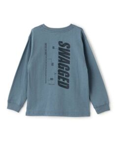 GLAZOS / グラソス Tシャツ | 【SKIT0LY】【プチプラ】バック縦ロゴプリント長袖Tシャツ