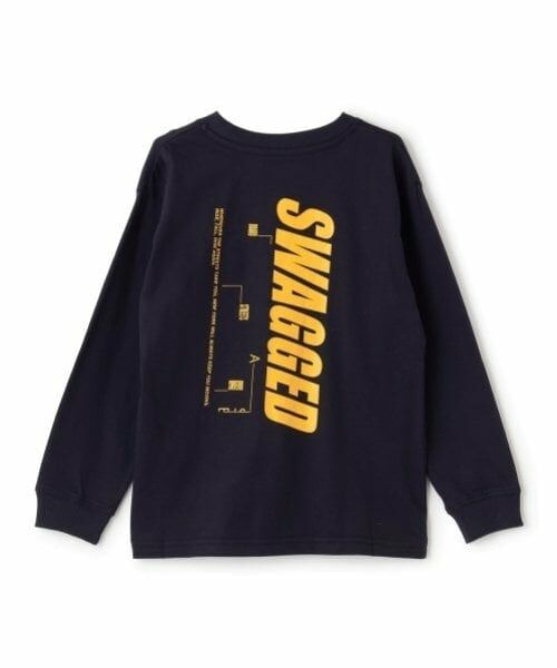 GLAZOS / グラソス Tシャツ | 【SKIT0LY】【プチプラ】バック縦ロゴプリント長袖Tシャツ | 詳細10