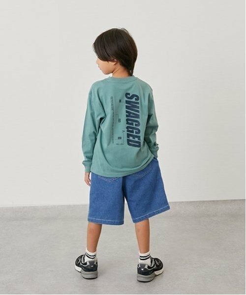 GLAZOS / グラソス Tシャツ | 【SKIT0LY】【プチプラ】バック縦ロゴプリント長袖Tシャツ | 詳細25