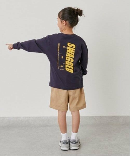 GLAZOS / グラソス Tシャツ | 【SKIT0LY】【プチプラ】バック縦ロゴプリント長袖Tシャツ | 詳細26