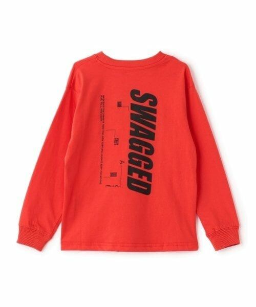 GLAZOS / グラソス Tシャツ | 【SKIT0LY】【プチプラ】バック縦ロゴプリント長袖Tシャツ | 詳細4