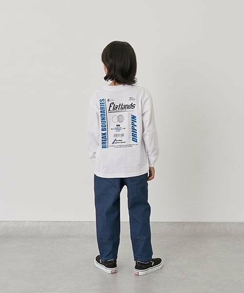 GLAZOS / グラソス Tシャツ | 【SKIT0LY】【プチプラ】バック２トーンロゴプリント長袖Tシャツ | 詳細18